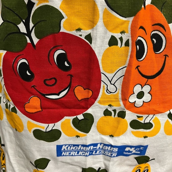 Vintage Fruit Apron, From Poland - Picture 2 of 2